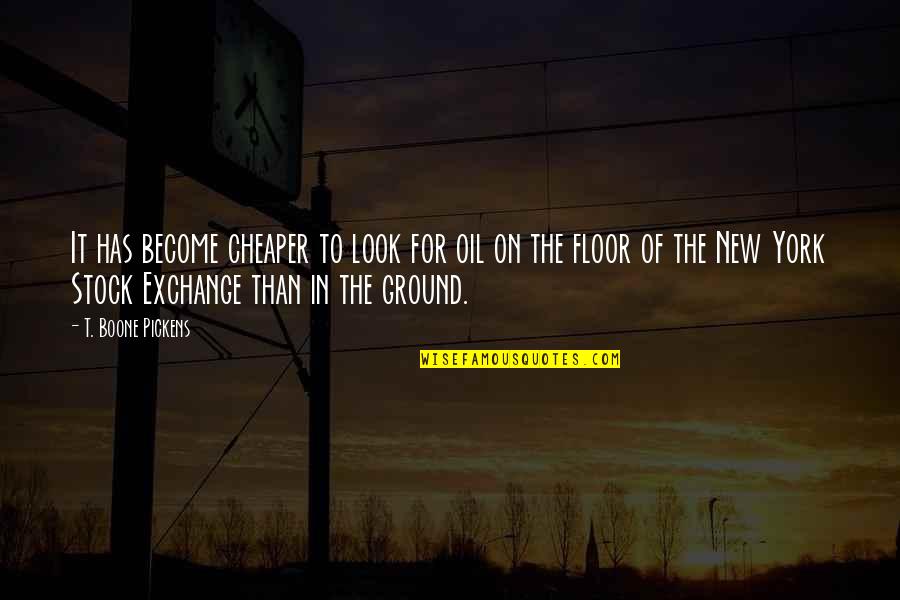It Stock Quotes By T. Boone Pickens: It has become cheaper to look for oil It Stock Quotes By T. Boone Pickens: It has become cheaper to look for oil