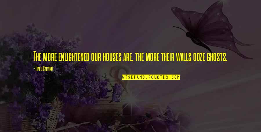 Italo Calvino Quotes By Italo Calvino: The more enlightened our houses are, the more