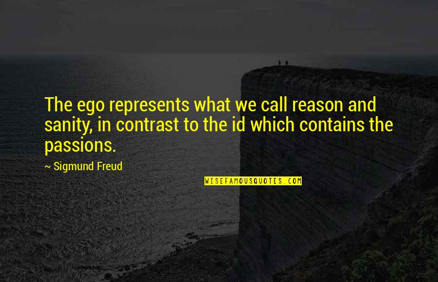 Ithatguylawl Quotes By Sigmund Freud: The ego represents what we call reason and Ithatguylawl Quotes By Sigmund Freud: The ego represents what we call reason and