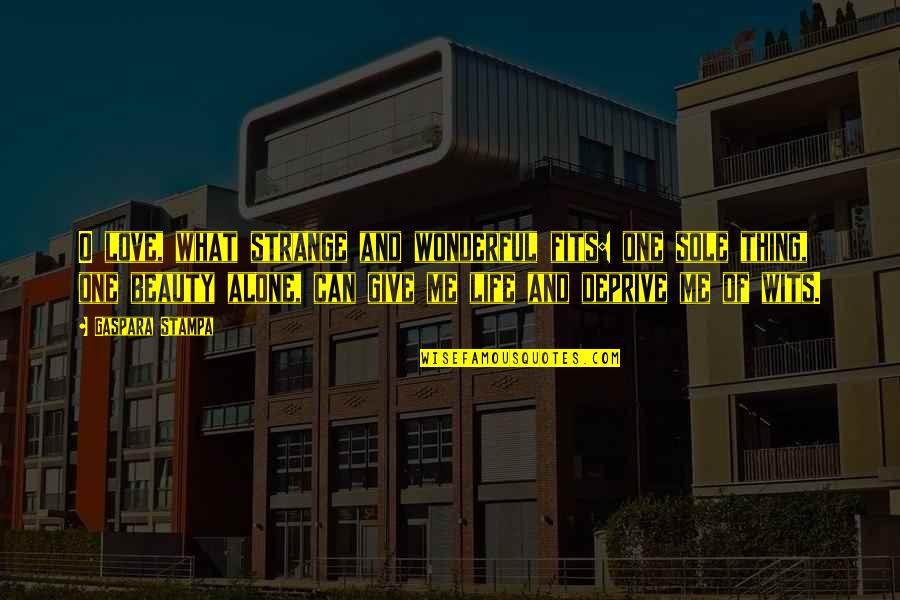 Its A Wonderful Life Love Quotes By Gaspara Stampa: O love, what strange and wonderful fits: one Its A Wonderful Life Love Quotes By Gaspara Stampa: O love, what strange and wonderful fits: one