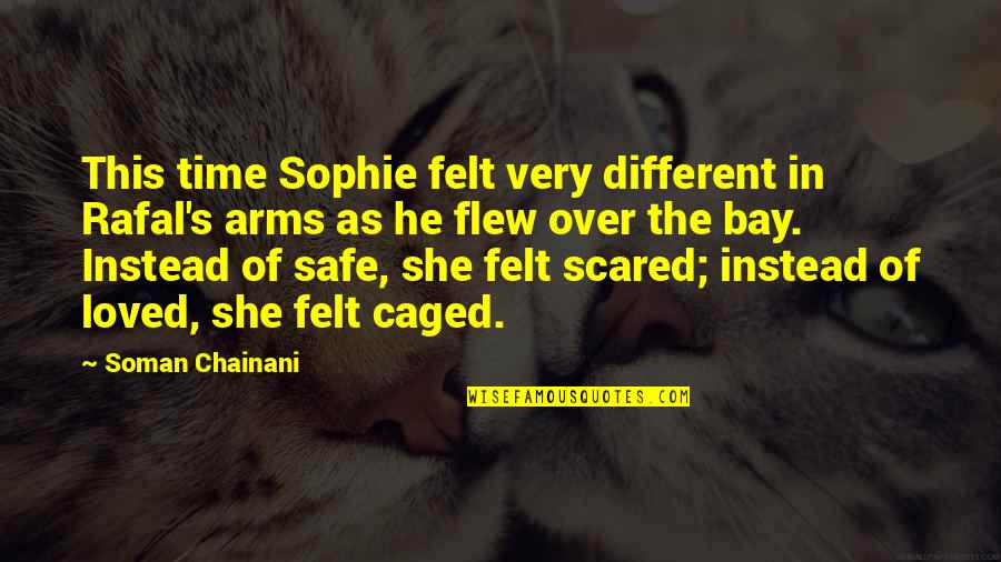Its Good To Be Different Quotes By Soman Chainani: This time Sophie felt very different in Rafal's