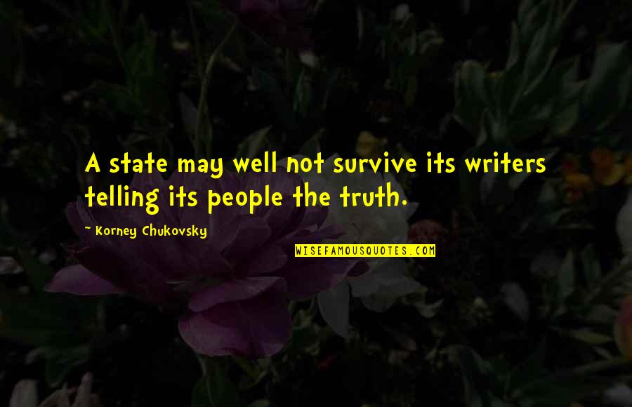 Its May Quotes By Korney Chukovsky: A state may well not survive its writers Its May Quotes By Korney Chukovsky: A state may well not survive its writers