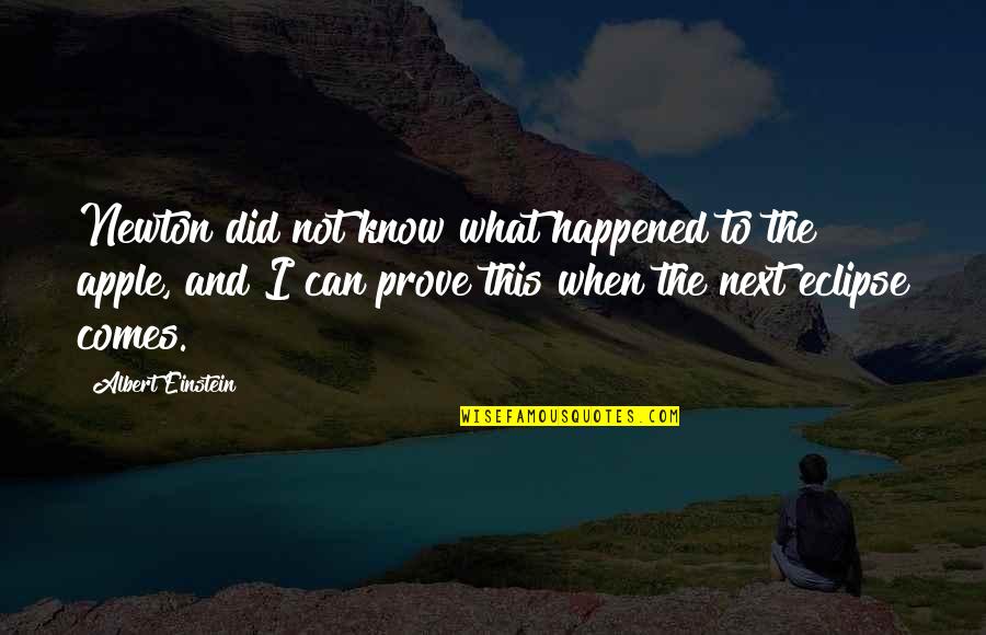 It's My 33 Birthday Quotes By Albert Einstein: Newton did not know what happened to the