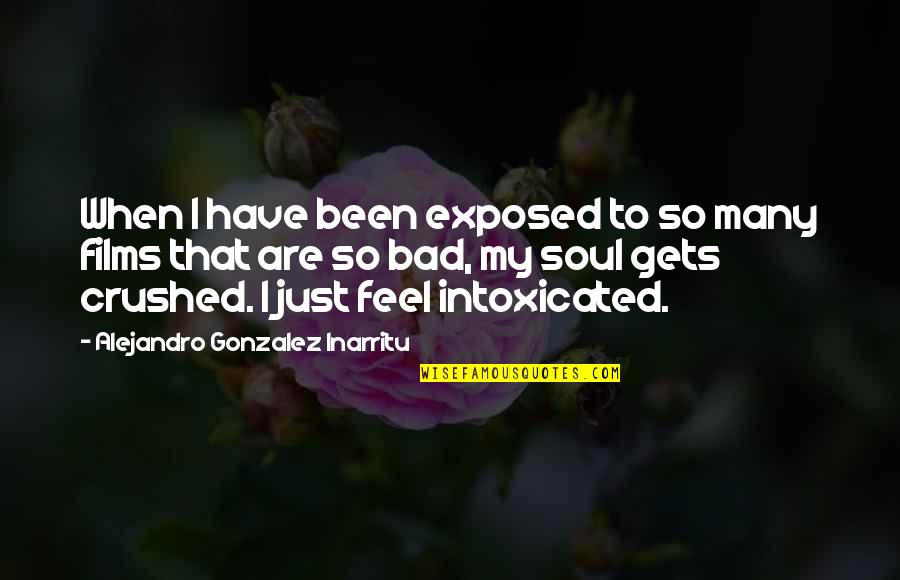 It's You Vs You Quotes By Alejandro Gonzalez Inarritu: When I have been exposed to so many