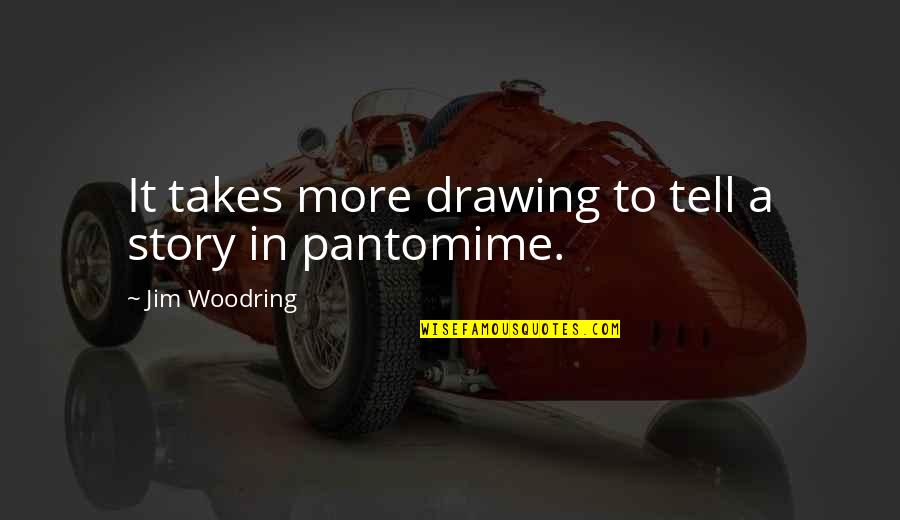 Iuliano Md Quotes By Jim Woodring: It takes more drawing to tell a story