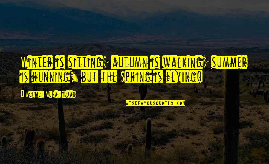 Izenberg Deli Quotes By Mehmet Murat Ildan: Winter is sitting; autumn is walking; summer is Izenberg Deli Quotes By Mehmet Murat Ildan: Winter is sitting; autumn is walking; summer is