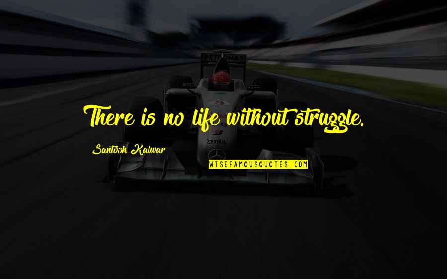 Izlog Suvremenog Quotes By Santosh Kalwar: There is no life without struggle. Izlog Suvremenog Quotes By Santosh Kalwar: There is no life without struggle.