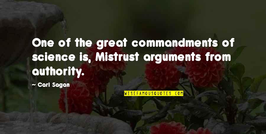 Izumi Sano Quotes By Carl Sagan: One of the great commandments of science is,
