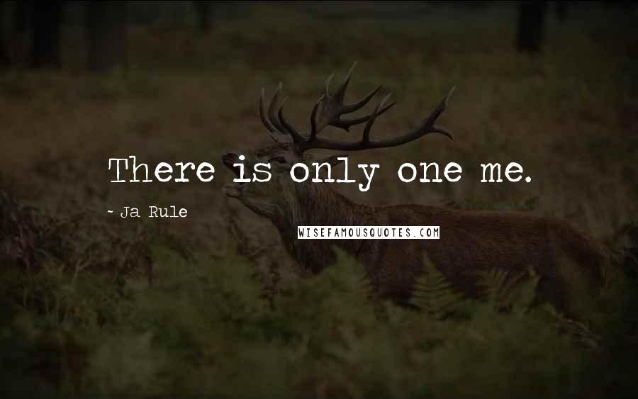 Ja Rule quotes: There is only one me.