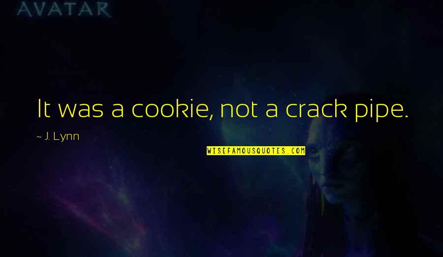 Jabbed Quotes By J. Lynn: It was a cookie, not a crack pipe.