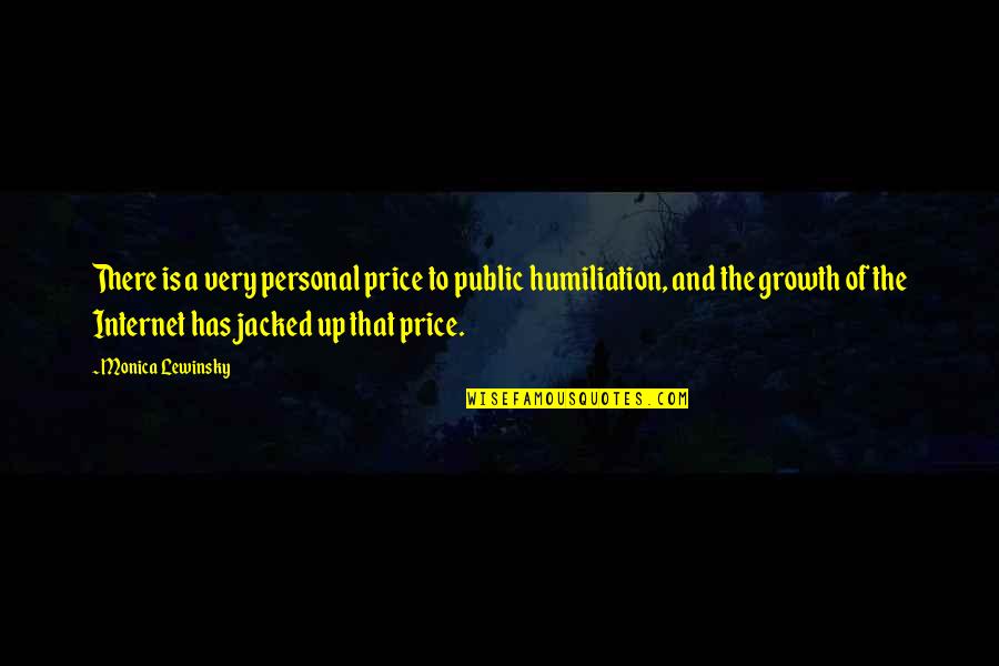 Jacked Quotes By Monica Lewinsky: There is a very personal price to public