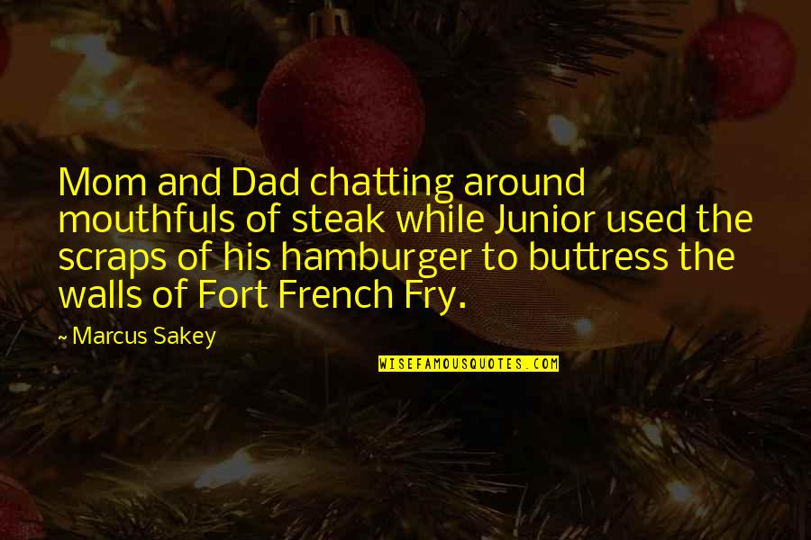 Jackeline Rodriguez Quotes By Marcus Sakey: Mom and Dad chatting around mouthfuls of steak Jackeline Rodriguez Quotes By Marcus Sakey: Mom and Dad chatting around mouthfuls of steak