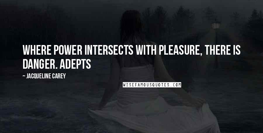 Jacqueline Carey quotes: where power intersects with pleasure, there is danger. Adepts