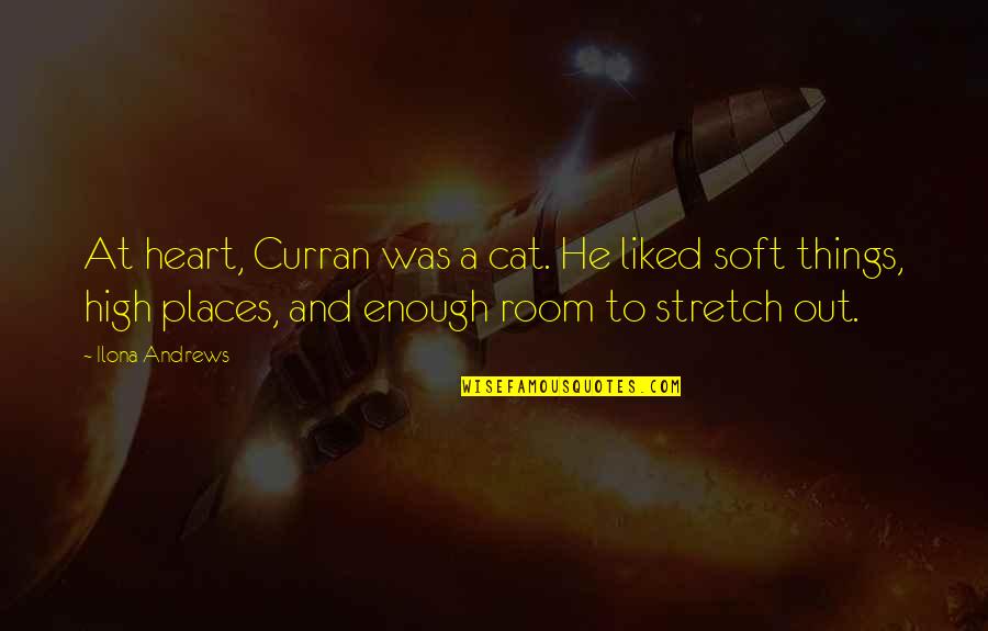 Jai Shree Shyam Quotes By Ilona Andrews: At heart, Curran was a cat. He liked Jai Shree Shyam Quotes By Ilona Andrews: At heart, Curran was a cat. He liked