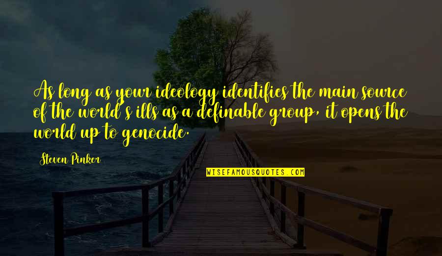Jaillet Photography Quotes By Steven Pinker: As long as your ideology identifies the main Jaillet Photography Quotes By Steven Pinker: As long as your ideology identifies the main