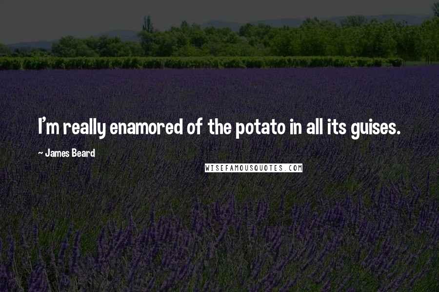 James Beard quotes: I'm really enamored of the potato in all its guises.