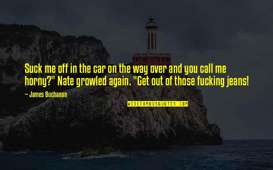 James Buchanan Quotes By James Buchanan: Suck me off in the car on the James Buchanan Quotes By James Buchanan: Suck me off in the car on the