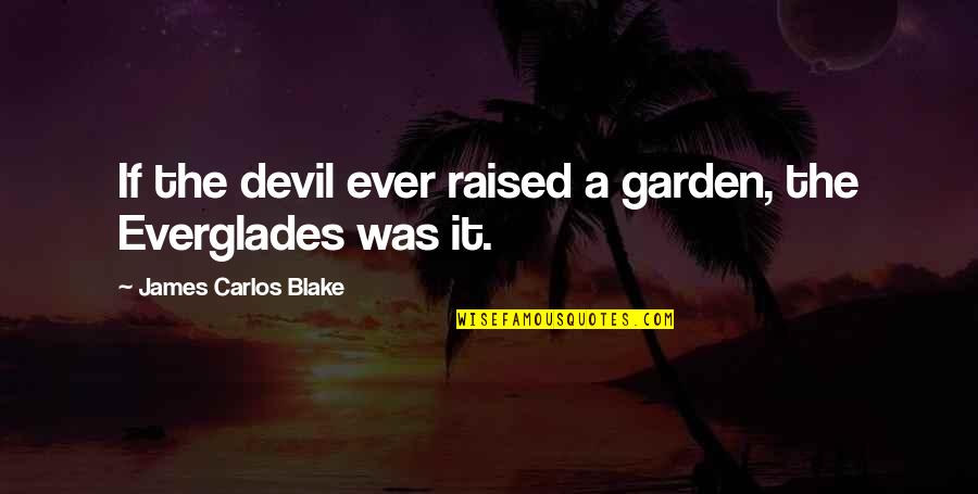 James F Blake Quotes By James Carlos Blake: If the devil ever raised a garden, the