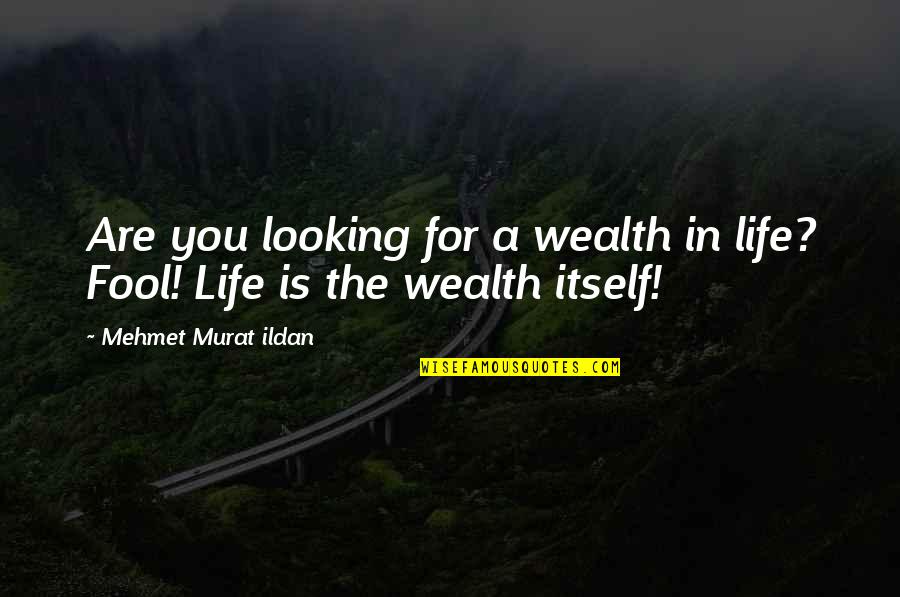 James Kraft Quotes By Mehmet Murat Ildan: Are you looking for a wealth in life?