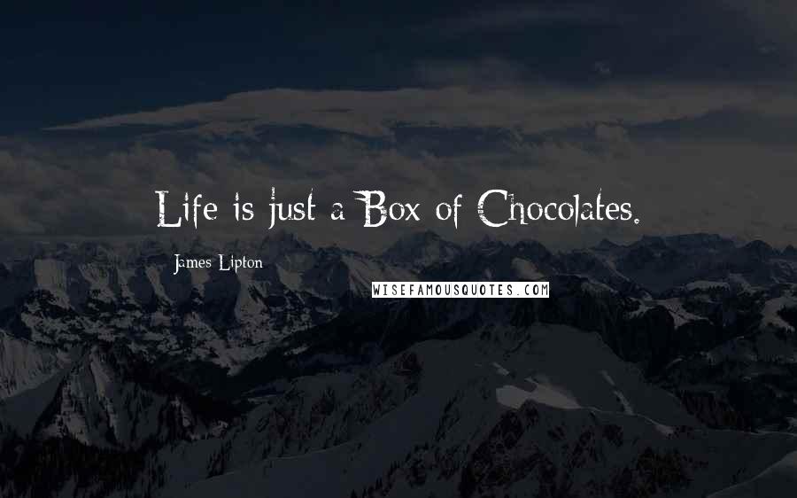 James Lipton quotes: Life is just a Box of Chocolates.