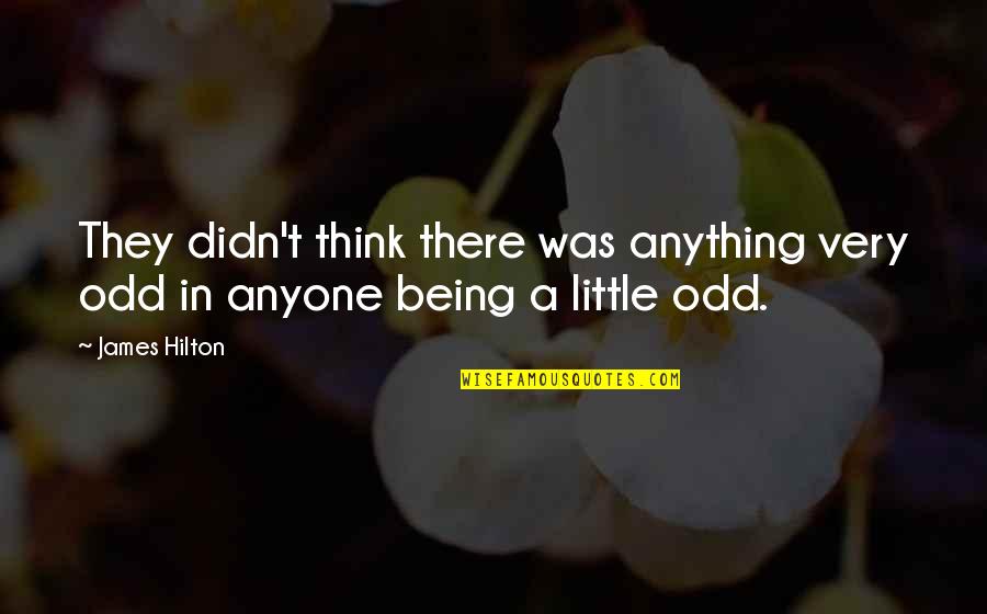 James May Funniest Quotes By James Hilton: They didn't think there was anything very odd