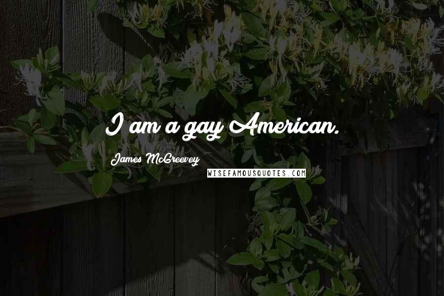 James McGreevey quotes: I am a gay American.