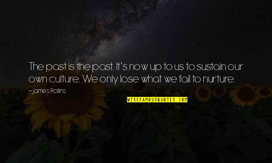James Rollins Quotes By James Rollins: The past is the past. It's now up
