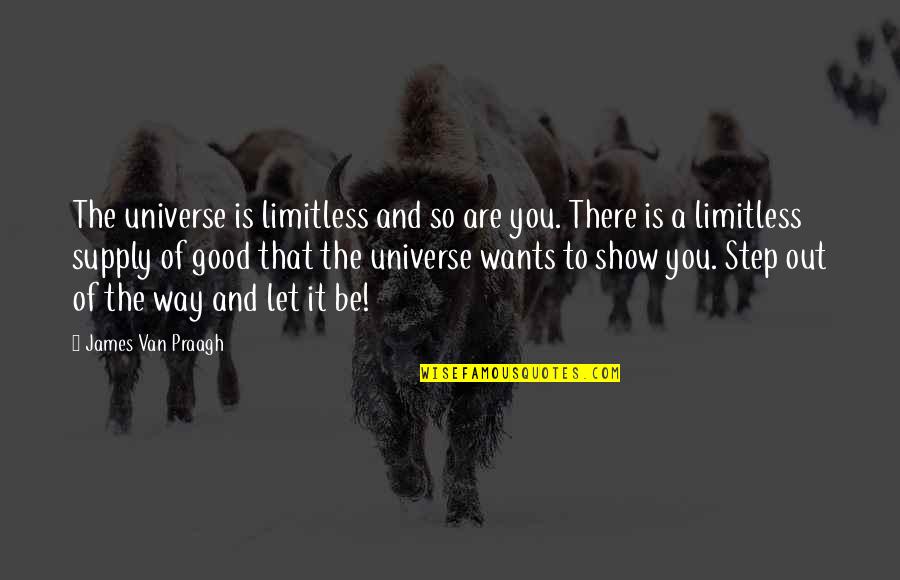 James Van Praagh Quotes By James Van Praagh: The universe is limitless and so are you.