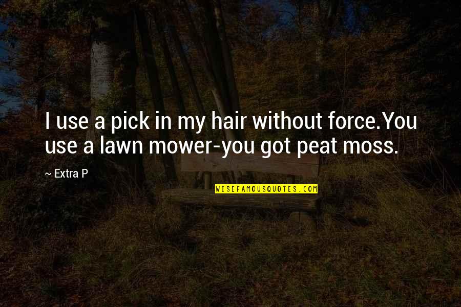 Jamie Fraser Term Of Endearment Quotes By Extra P: I use a pick in my hair without
