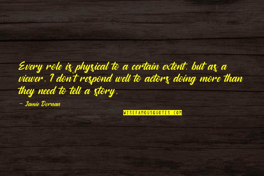 Jamie T Quotes By Jamie Dornan: Every role is physical to a certain extent,