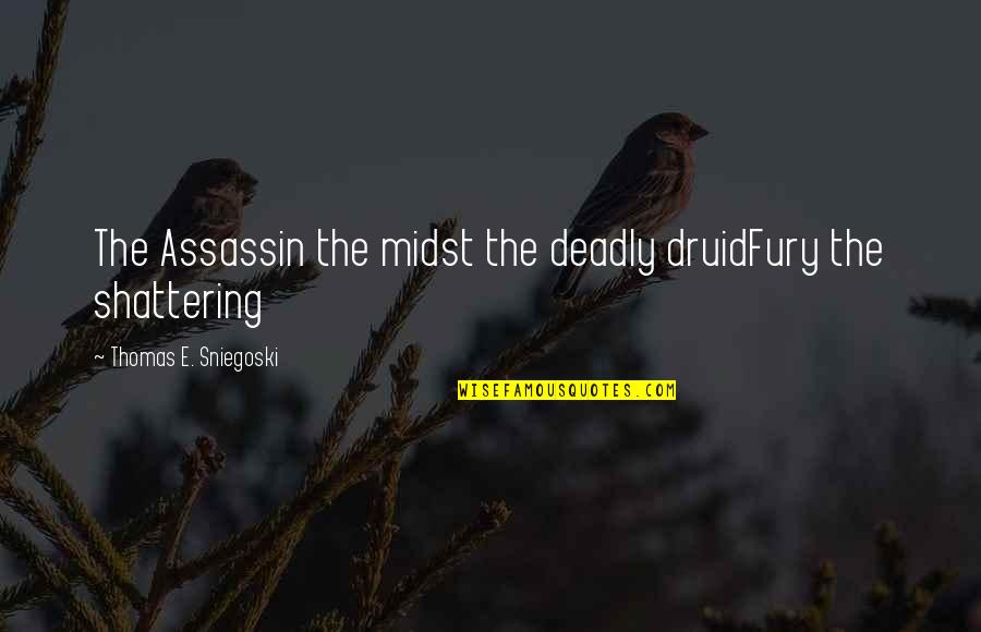 Jamie X Brienne Quotes By Thomas E. Sniegoski: The Assassin the midst the deadly druidFury the Jamie X Brienne Quotes By Thomas E. Sniegoski: The Assassin the midst the deadly druidFury the