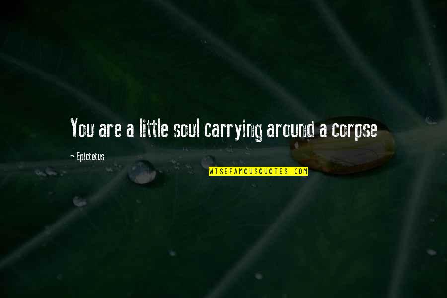 Jamila Quotes By Epictetus: You are a little soul carrying around a