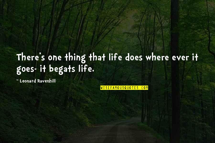 Jamona Heights Quotes By Leonard Ravenhill: There's one thing that life does where ever Jamona Heights Quotes By Leonard Ravenhill: There's one thing that life does where ever