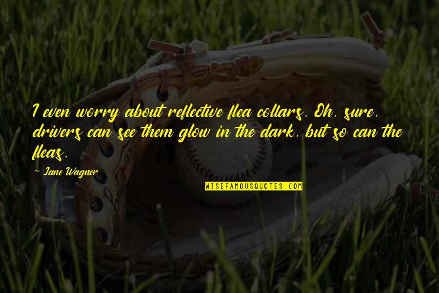 Jane Wagner Quotes By Jane Wagner: I even worry about reflective flea collars. Oh, Jane Wagner Quotes By Jane Wagner: I even worry about reflective flea collars. Oh,
