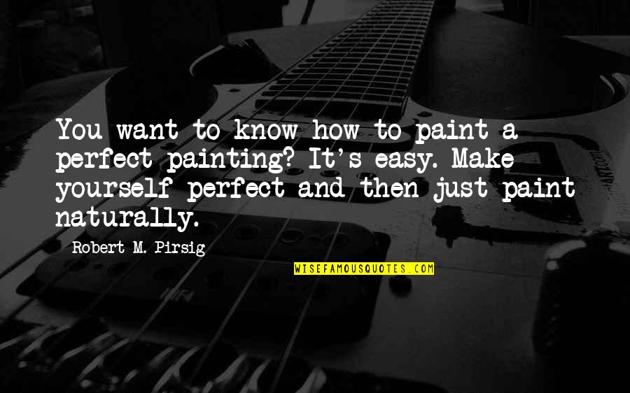 Janecek Filantrop Quotes By Robert M. Pirsig: You want to know how to paint a Janecek Filantrop Quotes By Robert M. Pirsig: You want to know how to paint a