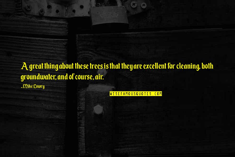 Janmohamed Munir Quotes By Mike Lowry: A great thing about these trees is that Janmohamed Munir Quotes By Mike Lowry: A great thing about these trees is that
