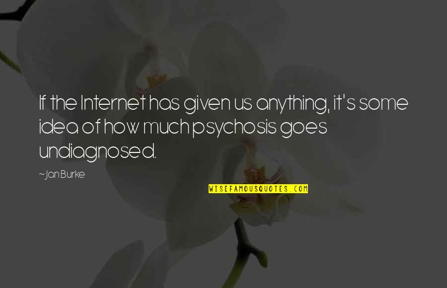 Jan's Quotes By Jan Burke: If the Internet has given us anything, it's