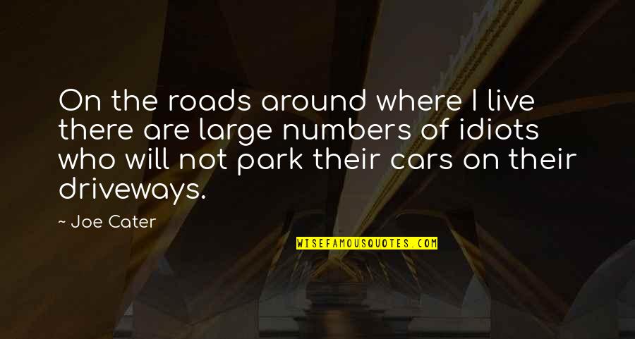 Jantine Oosterhof Quotes By Joe Cater: On the roads around where I live there Jantine Oosterhof Quotes By Joe Cater: On the roads around where I live there