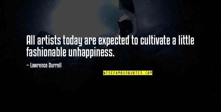 Japimon Quotes By Lawrence Durrell: All artists today are expected to cultivate a