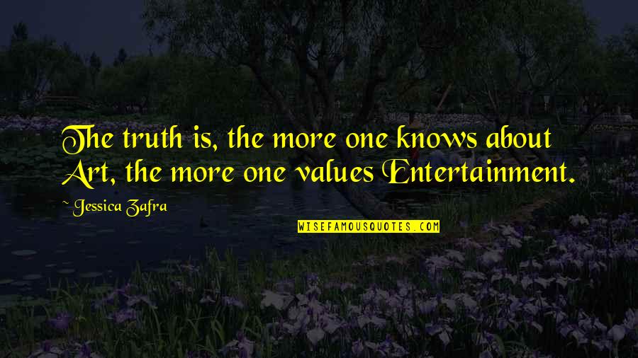 Jaredites Quotes By Jessica Zafra: The truth is, the more one knows about