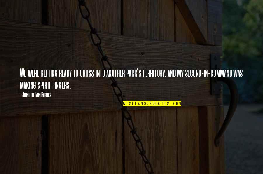Jarito Carbs Quotes By Jennifer Lynn Barnes: We were getting ready to cross into another Jarito Carbs Quotes By Jennifer Lynn Barnes: We were getting ready to cross into another