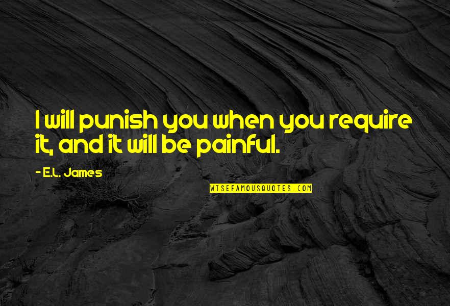 Jathan Sadowski Quotes By E.L. James: I will punish you when you require it,