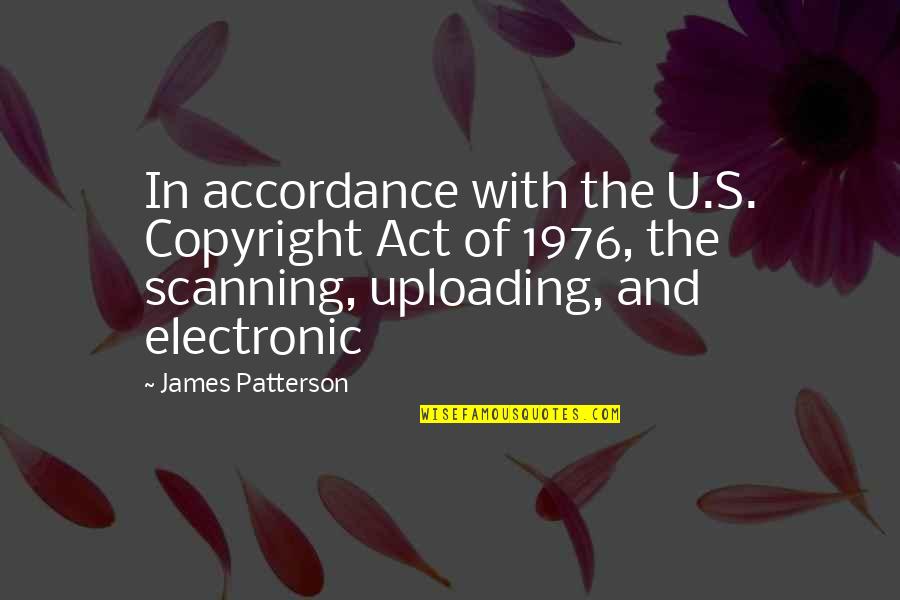 Java Pattern Quotes By James Patterson: In accordance with the U.S. Copyright Act of