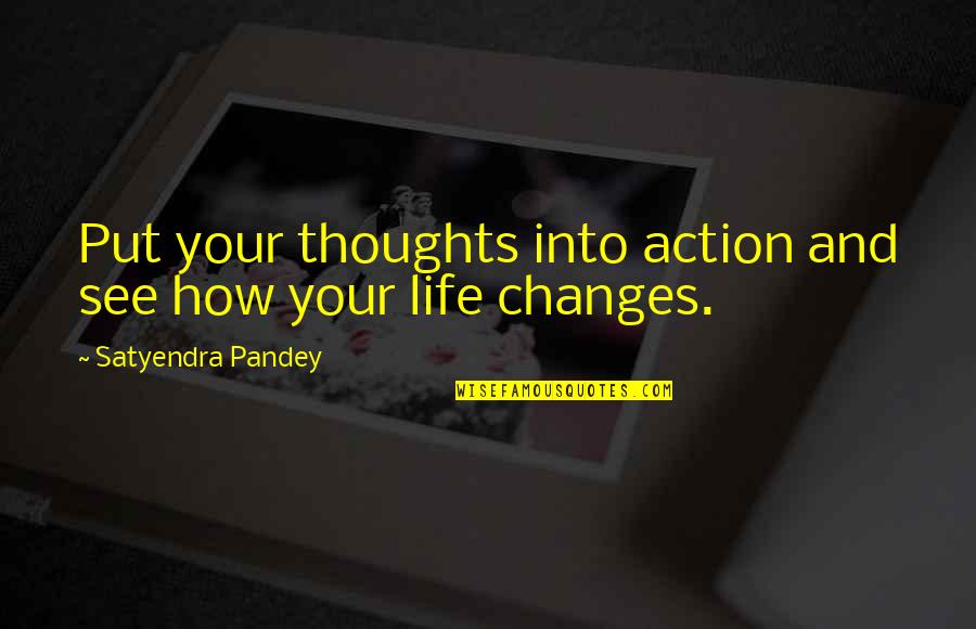 Jawi Font Quotes By Satyendra Pandey: Put your thoughts into action and see how