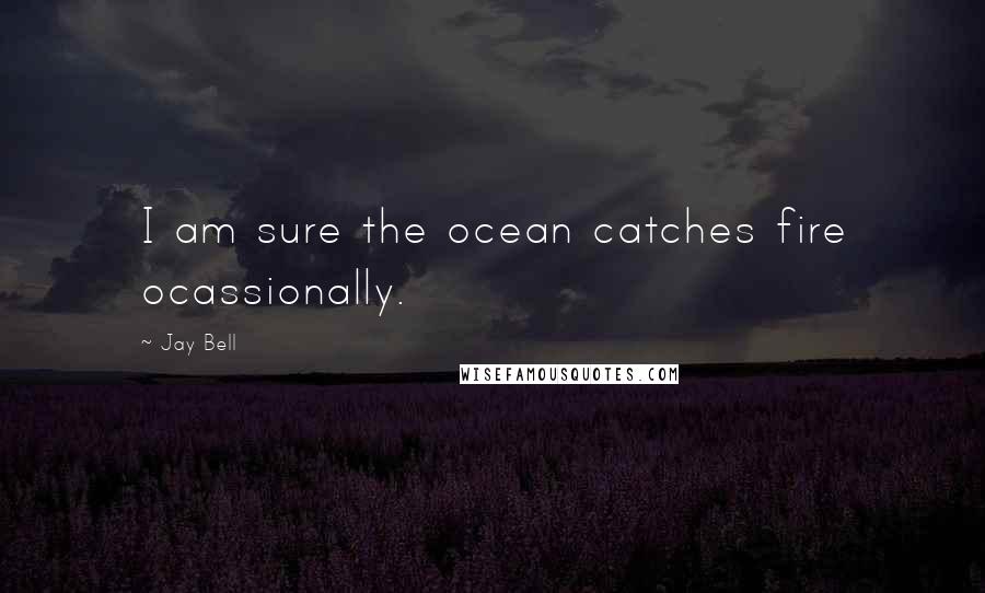Jay Bell quotes: I am sure the ocean catches fire ocassionally.