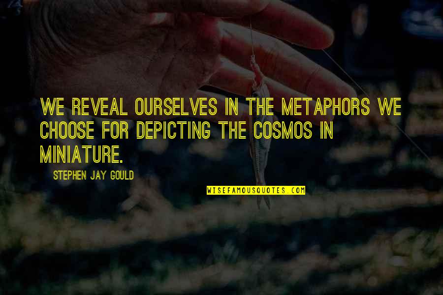 Jay Gould Quotes By Stephen Jay Gould: We reveal ourselves in the metaphors we choose