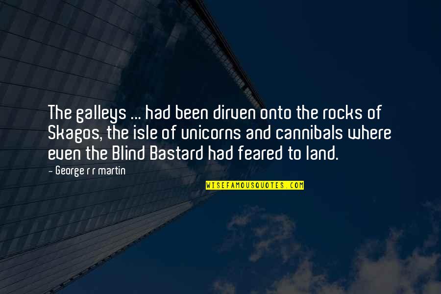 Jaynise Quotes By George R R Martin: The galleys ... had been dirven onto the