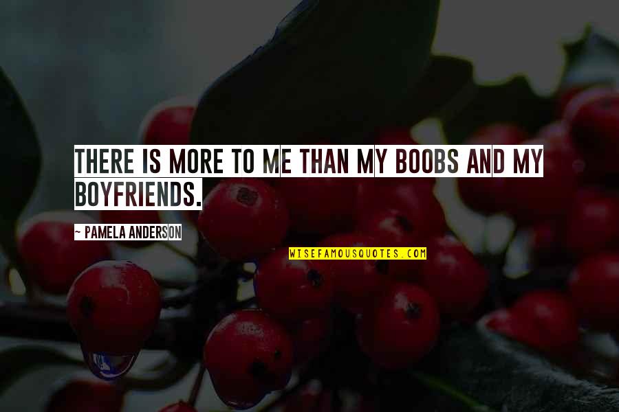 Jaysons Barbados Quotes By Pamela Anderson: There is more to me than my boobs Jaysons Barbados Quotes By Pamela Anderson: There is more to me than my boobs