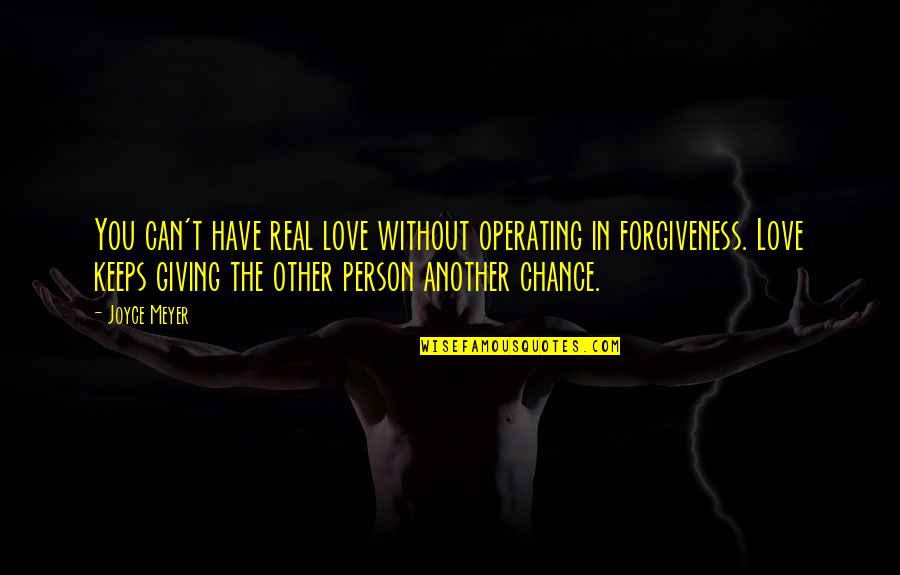 Jean Charcot Quotes By Joyce Meyer: You can't have real love without operating in Jean Charcot Quotes By Joyce Meyer: You can't have real love without operating in