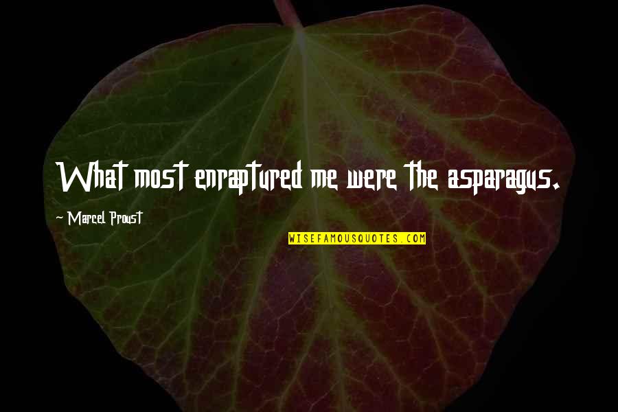 Jean Liedloff Quotes By Marcel Proust: What most enraptured me were the asparagus. Jean Liedloff Quotes By Marcel Proust: What most enraptured me were the asparagus.